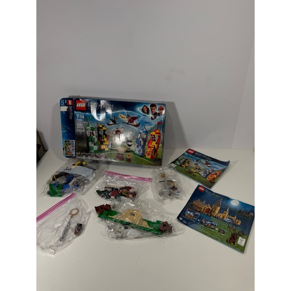 Lego Other - LEGO Harry Potter Quidditch Match 75956 Building Kit w Minifigures 99% complete
